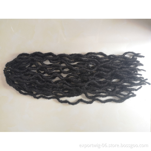 synthetic hair 18inch industries braid goddess dreadlocks faux locs crochet twist braids hair extension installer locs natural